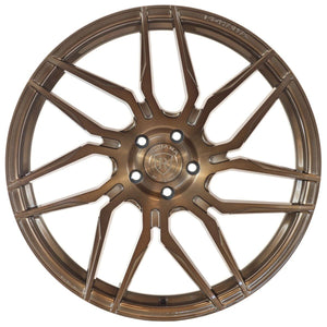 Square Full Set - 21x11.5 Rohana RFX7 Brushed Bronze (True Directional) (Cross Forged) (Left) 5x112 30mm (4)