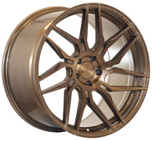 Square Full Set - 21x11.5 Rohana RFX7 Brushed Bronze (True Directional) (Cross Forged) (Left) 5x112 30mm (4)