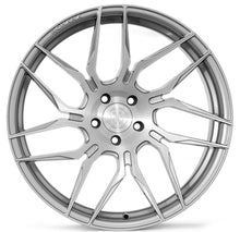 Staggered Full Set - 20x12 Rohana RFX7 Brushed Titanium (True Directional) (Cross Forged) (Left) 5x120 45mm (2) | 21x9 Rohana RFX7 Brushed Titanium (True Directional) (Cross Forged) (Left) 5x120 20mm (2)