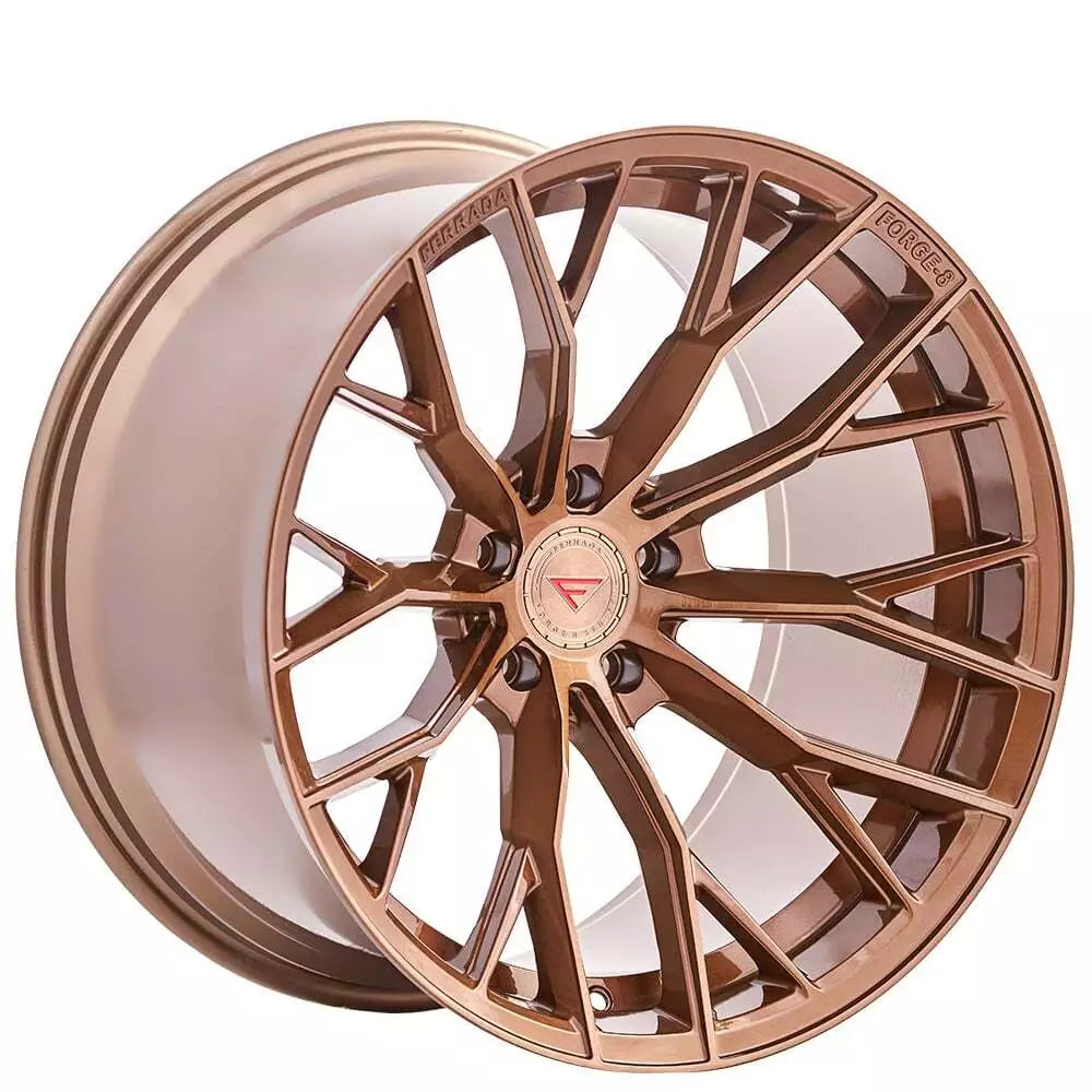 20” Ferrada FR9 Brushed Cobre Staggered Wheels For Lamborghini Huracan ...