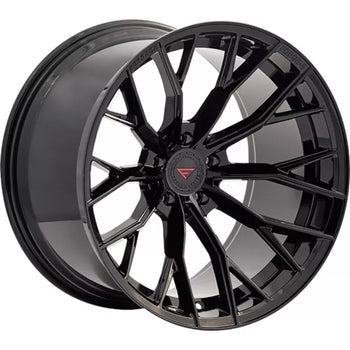 20” Ferrada FR9 Obsidian Black Staggered Wheels For Lamborghini Huracan 20X9 20X11 (Copy)