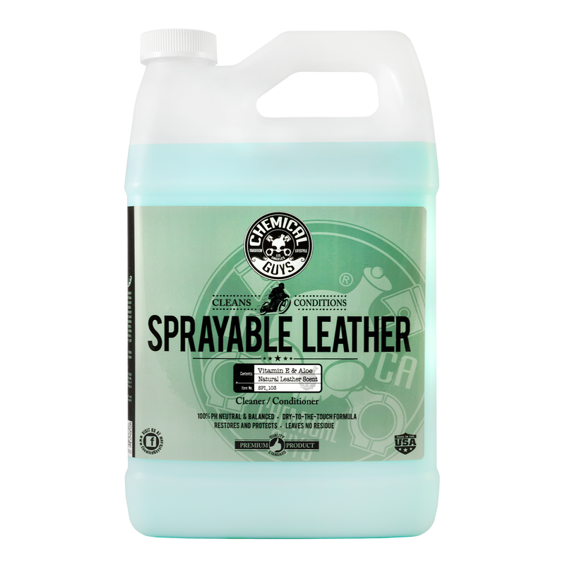 Chemical Guys Sprayable Leather Cleaner & Conditioner In One - 1 Gallon