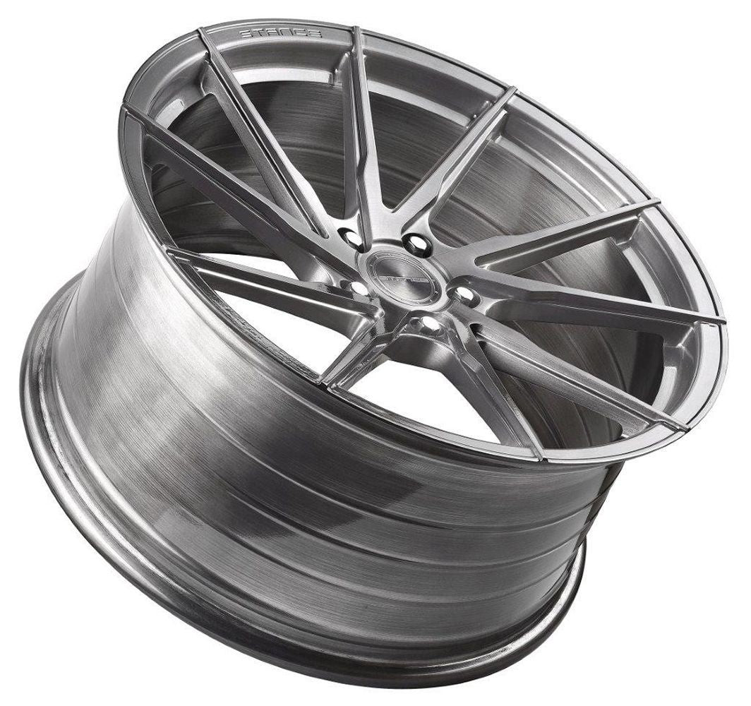 19x9.5 Stance SF01 Brushed Titanium (Rotary Forged) (True Directional ...