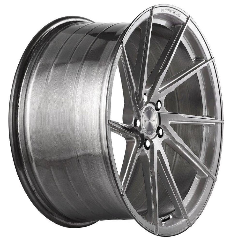 19x9.5 Stance SF01 Brushed Titanium (Rotary Forged) (True Directional ...