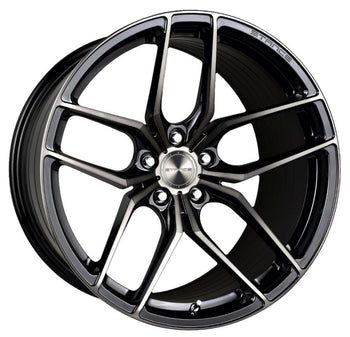 18x8.5 Stance SF03 Gloss Black Tinted Machined (Rotary Flow)