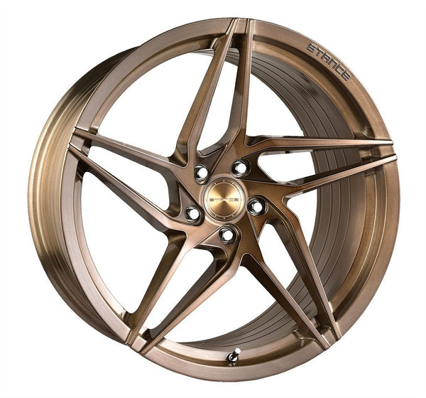 20x10 Stance SF04 Brush Bronze (Rotary Forged) (True Directional)