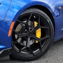 - Staggered full Set -(2) 20x10 Stance SF06 Satin Black (Rotary Forged)(2) 20x11 Stance SF06 Satin Black (Rotary Forged)