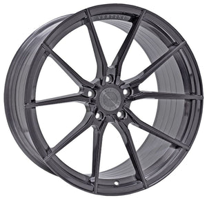 20x12 Vertini RF1.2 Brushed Titanium (Rotary Forged)