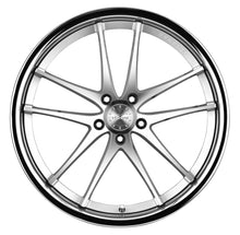 20x10.5 Vertini RF1.5 Silver Machined w/ Chrome Lip (Rotary Forged)