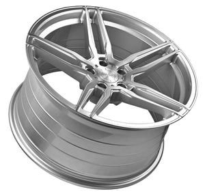 20x10.5 Vertini RF1.6 Brushed Silver Machine (Rotary Forged)