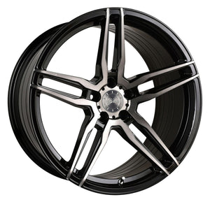 20x10.5 Vertini RF1.6 Gloss Black Tinted Face (Rotary Forged)