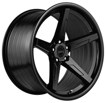 20x10.5 Vertini RF1.7 Satin Black w/ Gloss Black Lip (Rotary Forged)