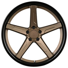 20x10.5 Vertini RF1.7 Satin Bronze w/ Black Lip (Rotary Forged)