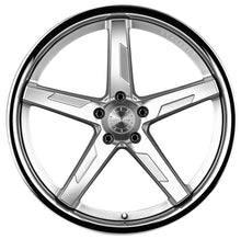 20x11 Vertini RF1.7 Silver Machined w/ Chrome Lip (Rotary Forged)