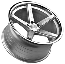 20x11 Vertini RF1.7 Silver Machined w/ Chrome Lip (Rotary Forged)