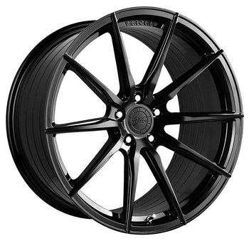 20x11 Vertini RF1.1 Gloss Black (Rotary Forged)