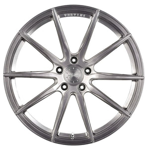 20x8.5 Vertini RF1.1 Brushed Titanium (Rotary Forged)