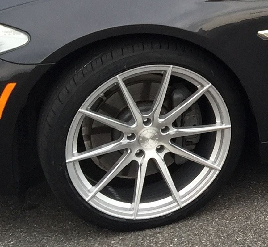 20x8.5 Vertini Wheels RF1.1 Brushed Silver Machine (Rotary Forged ...