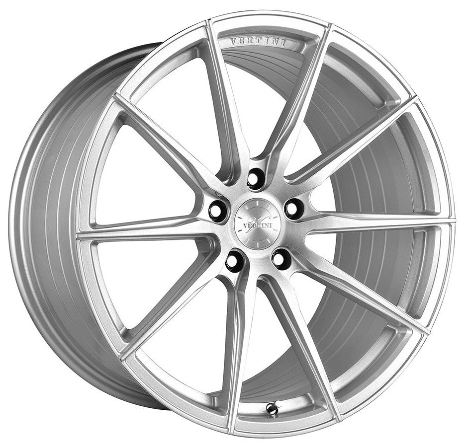 20x11 Vertini RF1.1 Brushed Silver Machine (Rotary Forged)