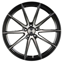 21x10.5 Vertini RF1.1 Gloss Black Brush Tint (Rotary Forged)