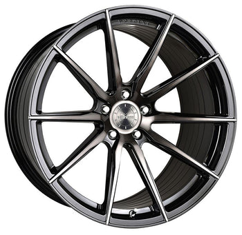 19x9.5 Vertini RF1.1 Gloss Black Brush Tint (Rotary Forged)