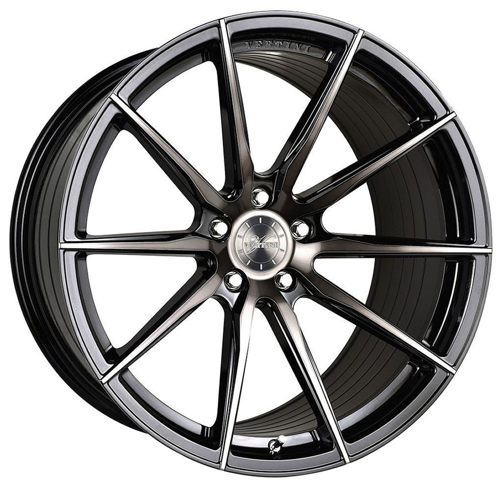 21x9 Vertini RF1.1 Gloss Black Brush Tint (Rotary Forged)