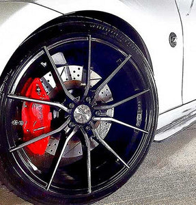 20x12 Vertini RF1.2 Gloss Black Tinted Face (Rotary Forged)