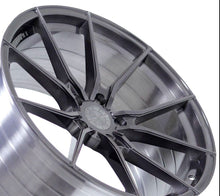 20x10 Vertini RF1.2 Brushed Titanium (Rotary Forged)