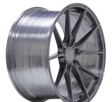 20x10 Vertini RF1.2 Brushed Titanium (Rotary Forged)