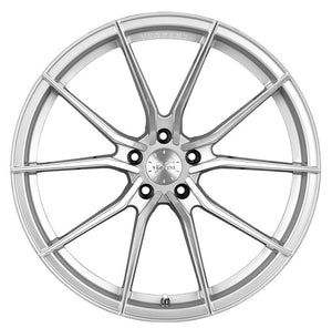 21x10.5 Vertini RF1.2 Brushed Silver Machine (Rotary Forged)