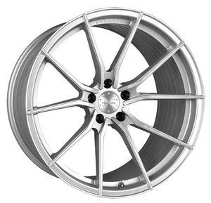 21x10.5 Vertini RF1.2 Brushed Silver Machine (Rotary Forged)