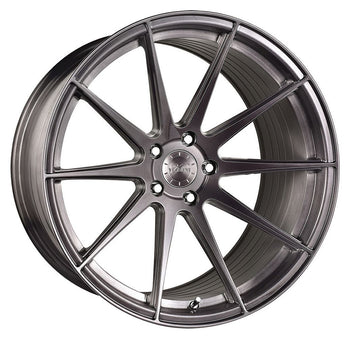 20x11 Vertini RF1.3 Brushed Titanium (Rotary Forged)