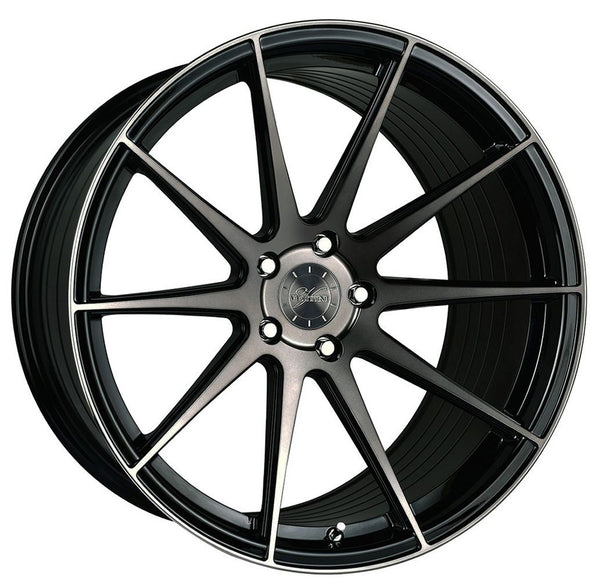 20x9 Vertini RF1.3 Gloss Black Tinted Face (Rotary Forged)