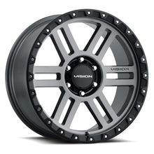 17x9 Vision 354 MANX 2 (Gunmetal w/ Black Ring)