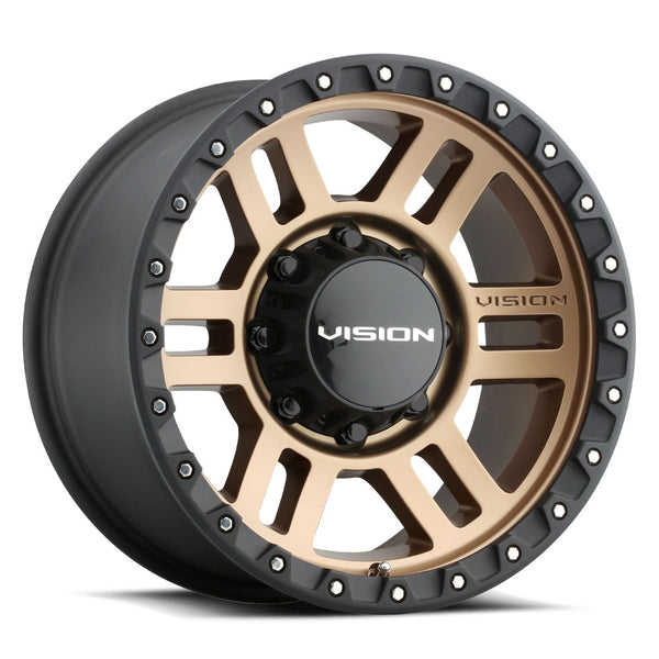 20x9 Vision 354 MANX 2 (Satin Bronze w/ Black Lip)