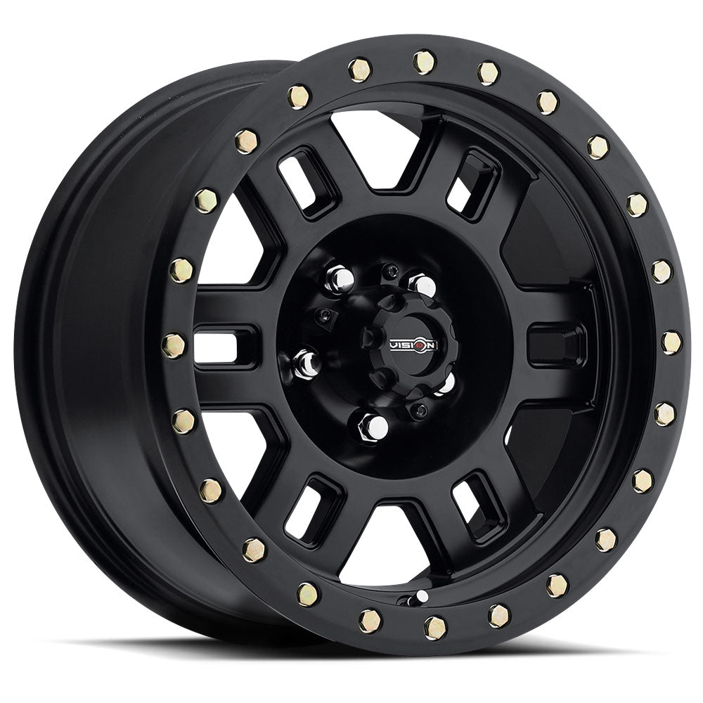 18x9 Vision 398 Manx (Matte Black)