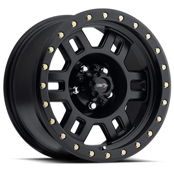 17x8.5 Vision 398 Manx (Matte Black)