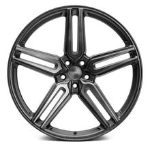 Staggered full Set -(2) 21x9 Vossen Hybrid Forged HF-1 Tinted Matte Gunmetal (Flow Formed)(2) 21x10.5 Vossen Hybrid Forged HF-1 Tinted Matte Gunmetal (Flow Formed)