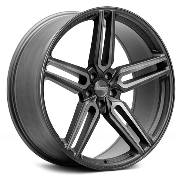 21x10.5 Vossen Hybrid Forged HF-1 Tinted Matte Gunmetal (Flow Formed)