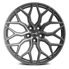 Staggered full Set -(2) 22x9 Vossen Hybrid Forged HF-2 Tinted Matte Gunmetal (Flow Formed)(2) 22x10.5 Vossen Hybrid Forged HF-2 Tinted Matte Gunmetal (Flow Formed)