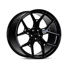 Staggered full Set - (2) 20x8.5 Vossen HF-5 Gloss Black (Hybrid Forged) (2) 20x10 Vossen HF-5 Gloss Black (Hybrid Forged)