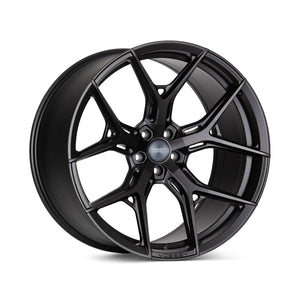 Staggered full Set - (2) 21x9 Vossen HF-5 Matte Gunmetal (Hybrid Forged) (2) 21x10.5 Vossen HF-5 Matte Gunmetal (Hybrid Forged)