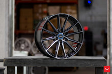 20x9.5 Vossen HF6-1 Brushed Matte Black (Hybrid-Forged)