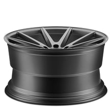 Staggered full Set -(2) 21x8.5 Vossen VFS1 Matte Graphite (Flow Formed)(2) 21x10.5 Vossen VFS1 Matte Graphite (Flow Formed)