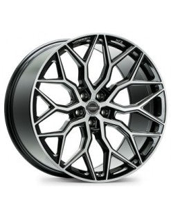 20x10.5 Vossen Hybrid Forged HF-2 Brushed Gloss Black (Flow Formed)