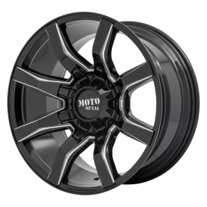Moto Metal Offroad Wheels MO804 Spider Gloss Black Milled
