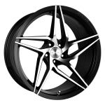  20x10.5 Stance SF04 Gloss Black w/ Mirror Face (Rotary Forged) (True Directional)