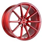  20x10.5 Vertini RF1.1 Brushed Candy Red (Rotary Forged)