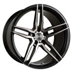  20x10.5 Vertini RF1.6 Gloss Black Tinted Face (Rotary Forged)