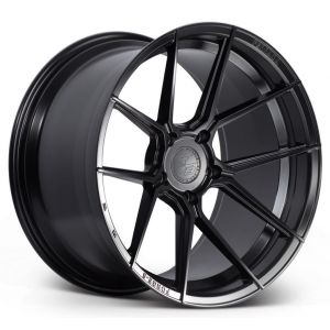 Staggered full Set - (2) 20x9 Ferrada Forge-8 FR8 Matte Black (Rotary Forged) (2) 20x10.5 Ferrada Forge-8 FR8 Matte Black (Rotary Forged)